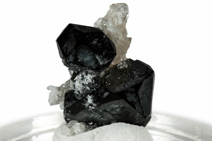 Champagne Topaz Crystals on Bixbyite - Utah #309336